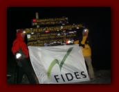 De Fides vlag moet er ook nog even bijkomen